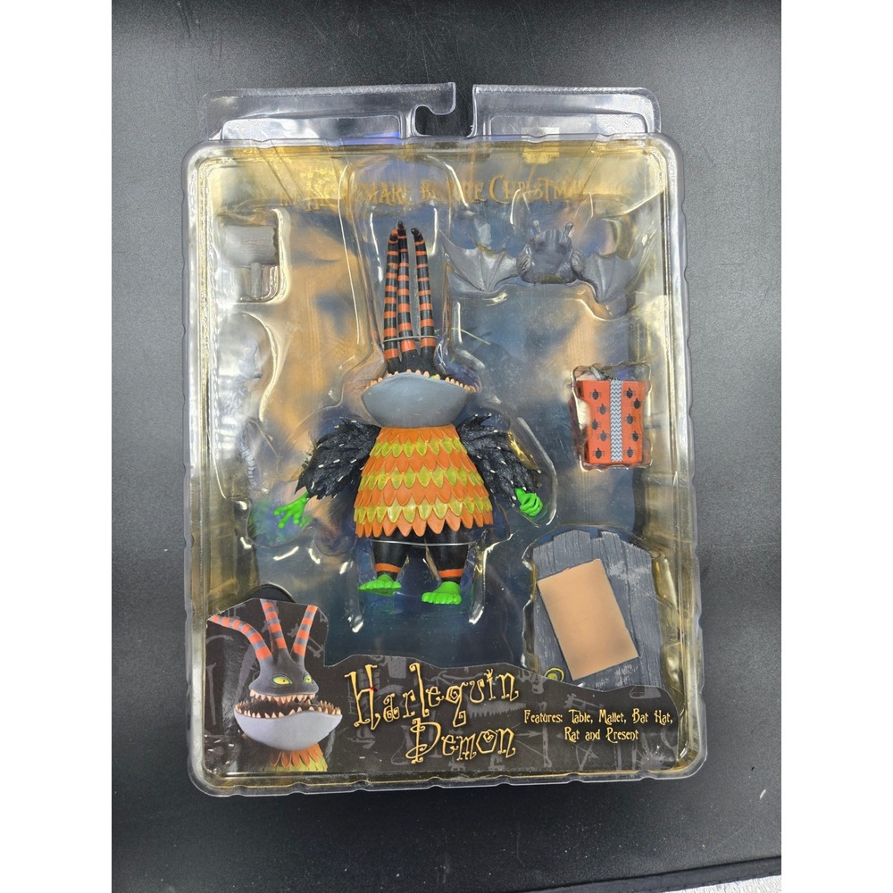 NECA Nightmare Before Christmas Harlequin Demon Action Figure Reel Toys Sealed